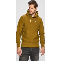 Champion - Bluza. Zielone bluzy męskie Champion, m, z nadrukiem, z bawełny, z kapturem, bez rękawów, z kapturem. W wyprzedaży za 299,90 zł.