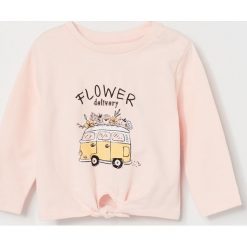 Bluza dresowa z wiązaniem - Pomarańczowy. Pomarańczowe bluzy damskie Reserved, bez wzorów, z dresówki, bez rękawów, bez kaptura. W wyprzedaży za 25,99 zł.