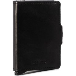 Mały Portfel Męski SECRID - Twinwallet TV Vintage Black. Czarne portfele męskie Secrid, bez wzorów, ze skóry. Za 339,00 zł.