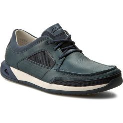 Półbuty CLARKS - Ormand Sail 261246117 Navy Leather. Niebieskie półbuty męskie marki Clarks, na co dzień, ze skóry. Za 549,00 zł.