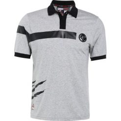 Plein Sport NERVE Koszulka polo grey. Szare koszulki męskie Plein Sport, xl, bez wzorów, z bawełny, sportowe, polo, bez rękawów. W wyprzedaży za 382,05 zł.