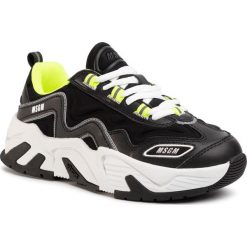 Sneakersy MSGM - Scarpa Donna 2841MDS7001 140 99 Czarny. Czarne półbuty damskie MSGM, na co dzień, bez wzorów, ze skóry, bez obcasa, na płaskiej podeszwie, bez zapięcia. Za 1119,00 zł.