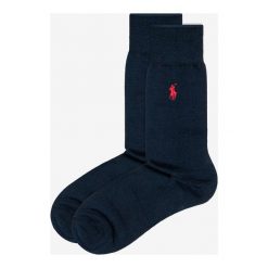Polo Ralph Lauren Skarpetki Niebieski. Niebieskie skarpetki męskie Polo Ralph Lauren, z haftami, z elastanu. Za 57,95 zł.