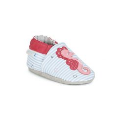 Kapcie niemowlęce Dziecko Robeez SEA DREAM. Niebieskie buciki niemowlęce marki Robeez, bez zapięcia. Za 129,00 zł.