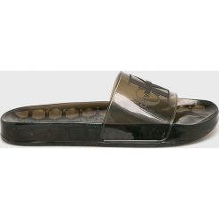Calvin Klein Jeans - Klapki. Pomarańczowe kapcie męskie marki Calvin Klein Jeans, z jeansu. Za 319,90 zł.