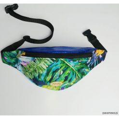 Nerka kolorowa Blue holo. Niebieskie nerki damskie Pakamera, bez wzorów, bez dodatków. Za 105,00 zł.