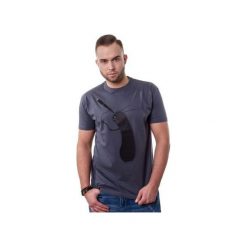 T-shirt Robal. Szare t-shirty męskie Piekuo, m, z nadrukiem, z tkaniny, klasyczne, z okrągłym kołnierzem. Za 39,00 zł.
