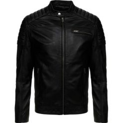 Selected Homme SLHJACK Kurtka skórzana black. Czarne kurtki męskie bomber Selected Homme, m, z materiału. Za 1049,00 zł.