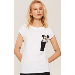 Koszulka piżamowa Mickey Mouse - Biały. Białe koszule nocne damskie marki House, l, z motywem z bajki. Za 35,99 zł.