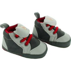 Buciki niemowlęce chłopięce: Buty niemowlęce w kolorze szarym