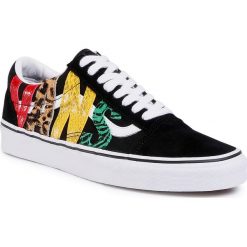 Tenisówki VANS - Old Skool VN0A4U3BXF11 (Multi Animal) Rasta/Blk. Czarne półbuty damskie Vans, bez wzorów, ze skóry, bez zapięcia. W wyprzedaży za 259,00 zł.