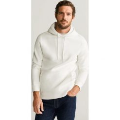 Mango Man - Bluza Bono. Niebieskie bluzy męskie s, z bawełny, z kapturem. Za 99,90 zł.