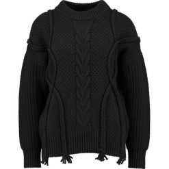 Swetry klasyczne damskie: Topshop BOUTIQUE PLAITED CABLE Sweter black