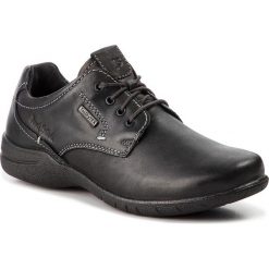Półbuty JOSEF SEIBEL - Fabienne 57 92496 MI905 100 Schwarz. Czarne półbuty damskie skórzane marki Josef Seibel, na płaskiej podeszwie. W wyprzedaży za 269,00 zł.