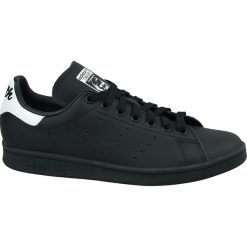 Adidas Stan Smith EE5819 czarne 46 2/3. Czarne buty sportowe męskie Adidas, ze skóry, bez zapięcia, tenisowe, adidas stan smith. W wyprzedaży za 349,99 zł.