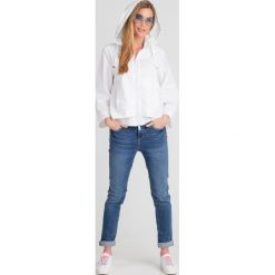KURTKA Armani Exchange. Białe kurtki damskie Armani Exchange, s, bez wzorów, z bawełny. Za 695,40 zł.