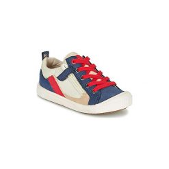 Buty Dziecko Kickers ZIGZAGUER. Niebieskie trampki chłopięce Kickers. Za 247,20 zł.