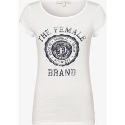 Tom Tailor Denim - T-shirt damski, biały. Białe t-shirty damskie TOM TAILOR DENIM, l, z nadrukiem, z denimu, vintage, bez kołnierzyka. Za 49,95 zł.