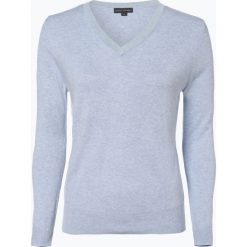 Franco Callegari - Sweter damski z dodatkiem wełny merino i alpaki, niebieski. Swetry damskie Franco Callegari. Za 149,95 zł.