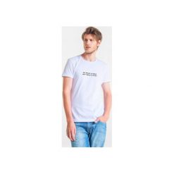 T-shirty męskie: DO RIGHT – t-shirt męski biały