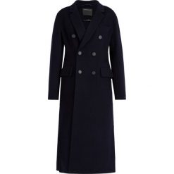 Płaszcz przejściowy Sportmax Code 70160296. Niebieskie płaszcze damskie Sportmax Code, bez wzorów, z wełny. W wyprzedaży za 1239,00 zł.