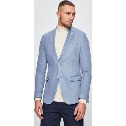 Pierre Cardin - Marynarka. Niebieskie garnitury męskie Pierre Cardin, bez wzorów, z bawełny, klasyczne. W wyprzedaży za 569,90 zł.