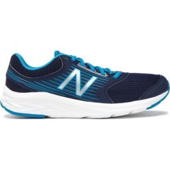 New Balance 411 Tenisówki Niebieski. Niebieskie trampki męskie New Balance, bez wzorów, z materiału, bez zapięcia. Za 240,95 zł.