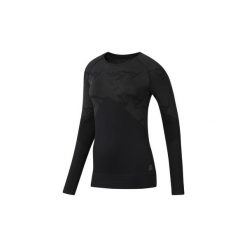 T-shirty z długim rękawem Reebok Sport Koszulka Thermowarm Seamless Long Sleeve. Czarne bluzki sportowe damskie Reebok Sport, l, z długim rękawem. Za 279,00 zł.