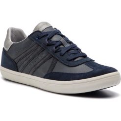 Sneakersy GEOX - U Halver C U923AC 0EK22 C4002 Navy. Niebieskie półbuty męskie Geox, na co dzień, bez wzorów, z zamszu, bez zapięcia. W wyprzedaży za 229,00 zł.