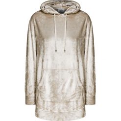 Bluza DEHA EASY. Brązowe bluzy damskie Deha, bez wzorów, z weluru, bez rękawów, bez kaptura. W wyprzedaży za 132,00 zł.