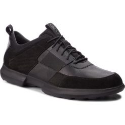Półbuty GEOX - U Traccia B U743RB 08522 C9999 Black. Czarne półbuty skórzane męskie Geox. W wyprzedaży za 389,00 zł.