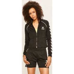 Hummel - Bluza. Czarne bluzy damskie Hummel, s, z nadrukiem, z poliesteru, bez rękawów, bez kaptura. Za 169,90 zł.