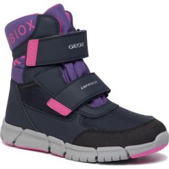 Śniegowce GEOX - J Flexyper G.B Abx A J94APA 0FU54 C4267 D Navy/Violet. Niebieskie śniegowce dziewczęce Geox, bez zapięcia. W wyprzedaży za 289,00 zł.