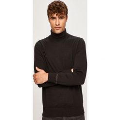 Calvin Klein Jeans - Sweter. Czarne swetry męskie Calvin Klein Jeans, xl, bez wzorów, z bawełny. W wyprzedaży za 319,90 zł.