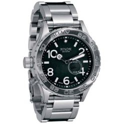 Biżuteria i zegarki męskie: Zegarek męski Black Nixon Tide A0351000