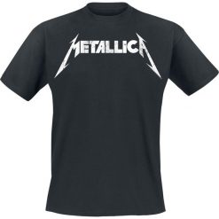 T-shirty męskie: Metallica Textured Logo T-Shirt czarny