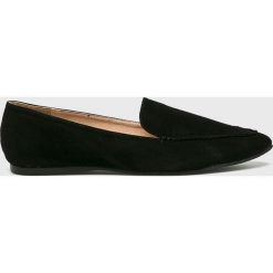 Answear - Baleriny. Czarne baleriny damskie ANSWEAR, bez wzorów, z gumy, bez obcasa. W wyprzedaży za 59,90 zł.