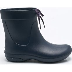 Crocs - Kalosze. Niebieskie kalosze damskie marki Crocs, z materiału. Za 199,90 zł.