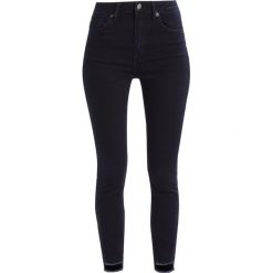Rurki damskie: Selected Femme SFLEA THUNDER Jeans Skinny Fit black denim