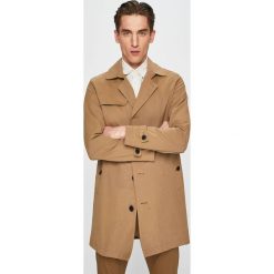 Selected - Płaszcz. Żółte płaszcze męskie marki Selected, s, bez wzorów, z bawełny, klasyczne, bez kaptura. Za 429,90 zł.