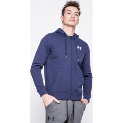 Under Armour - Bluza Rival Fitted Full Zip. Czarne bluzy męskie marki Under Armour, s, z bawełny, z kapturem. W wyprzedaży za 199,90 zł.