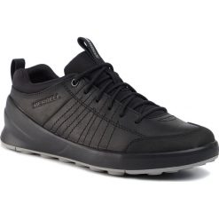 Półbuty MERRELL - Ascent Valley J90399 Black. Czarne półbuty męskie Merrell, na co dzień, bez wzorów, ze skóry, bez zapięcia. W wyprzedaży za 339,00 zł.