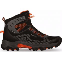 Buciki niemowlęce chłopięce: ELBRUS Buty dziecięce Torin Mid Wp Black/Dark Grey/Orange r. 34