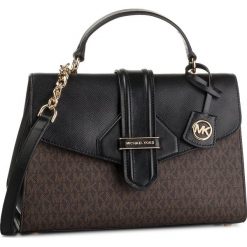 Torebka MICHAEL MICHAEL KORS - Bleecker 30F9G0BS2B Brown/Blk. Pomarańczowe torebki klasyczne damskie MICHAEL Michael Kors, bez wzorów, ze skóry ekologicznej, klasyczne, bez dodatków. W wyprzedaży za 839,00 zł.