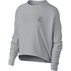Bluzy damskie: bluza tenisowa damska NIKE DRY TOP LONG SLEEVE BASELINE / 866992-092 – NIKE DRY TOP LONG SLEEVE BASELINE