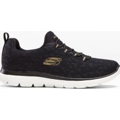 Sneakersy Skechers z pianką Memory bonprix czarny - leo. Czarne buty sportowe damskie bonprix, bez wzorów, sportowe. Za 219,99 zł.