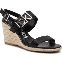 Espadryle Calvin Klein Belora B4E7907. Czarne espadryle damskie Calvin Klein, bez wzorów, bez obcasa. Za 549,00 zł.