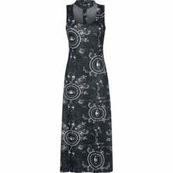 Jawbreaker Full Eye Dress Sukienka czarny. Czarne sukienki na komunię marki Jawbreaker, xxl, z nadrukiem, z bawełny, oversize. Za 199,90 zł.