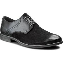Półbuty LASOCKI FOR MEN MI07-A497-A353-01. Niebieskie półbuty męskie Lasocki For Men, bez wzorów, ze skóry, bez zapięcia. Za 189,99 zł.