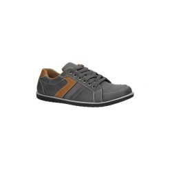 Buty Casu Szare półbuty sznurowane E1950A-3. Szare trampki męskie Casu, bez wzorów, na sznurówki. Za 59,99 zł.